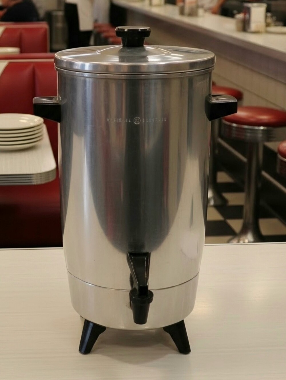 Vtg. (1960s) General Electric 30 Cup Percolator Coffee Maker Mod. Cat 14CU2